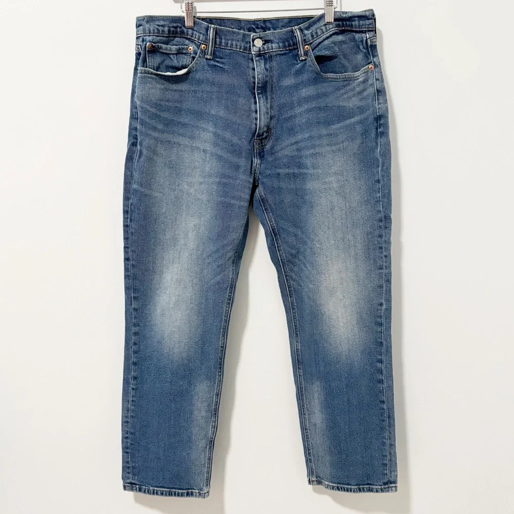 Levi's 541 Relaxed Straight Leg Jeans Mens Size‎ 38 Blue Denim